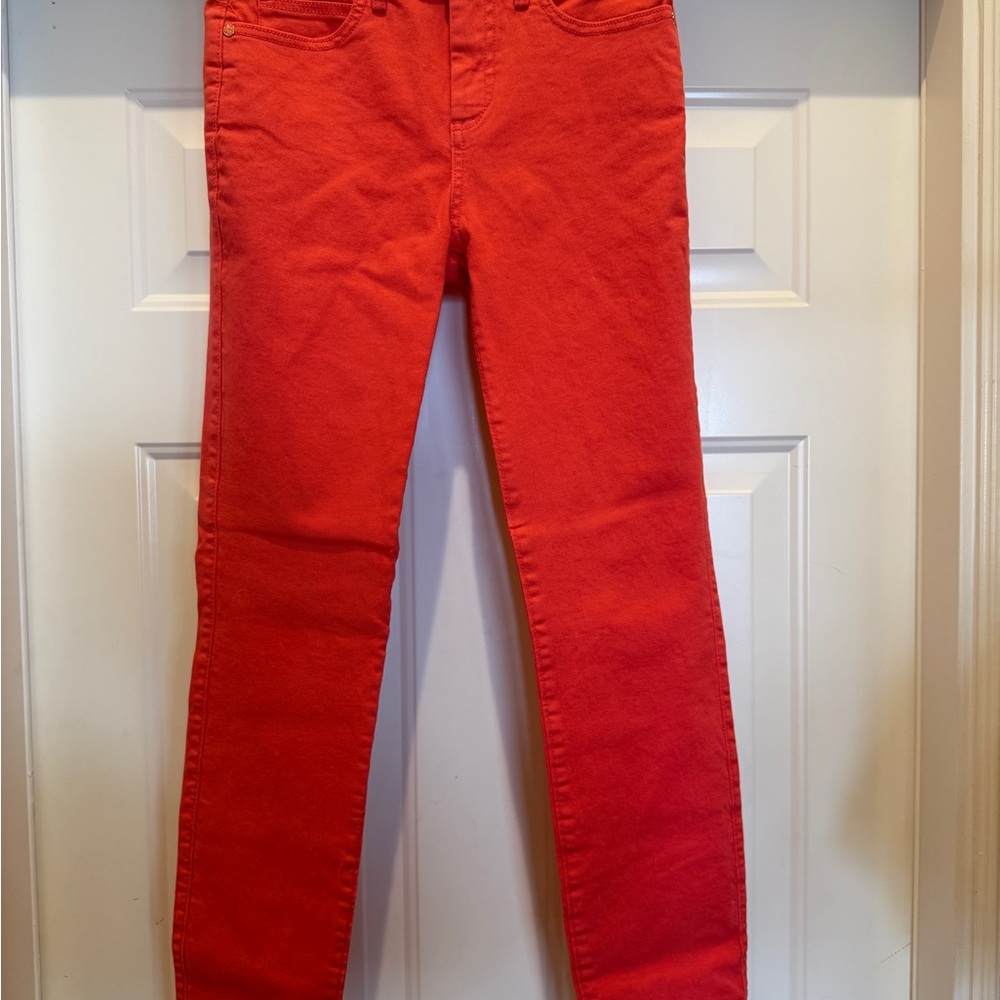 Lilly Pulitzer Vibrant coral Skinny Jeans